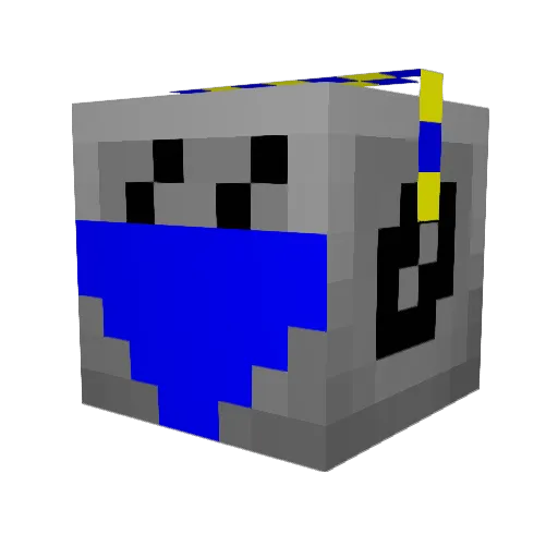 RedZone_99 Minecraft avatar head, 3D render