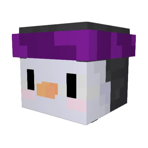 Red_Chips Minecraft avatar head, 3D render