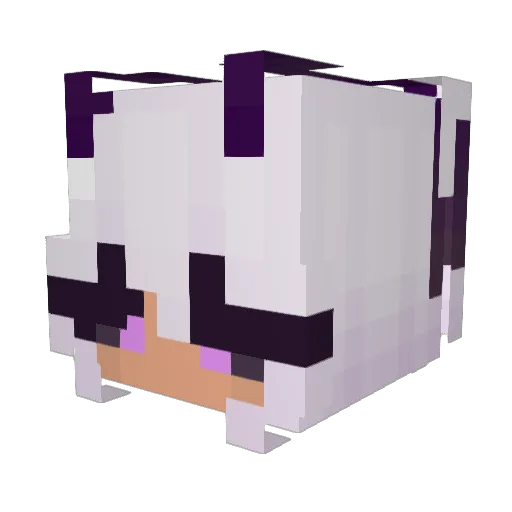 Red_EDoesTings Minecraft avatar head, 3D render