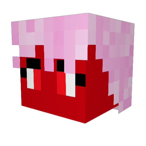 Red_Fox332 Minecraft avatar head, 3D render
