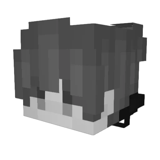Red_GaMeRxX Minecraft avatar head, 3D render