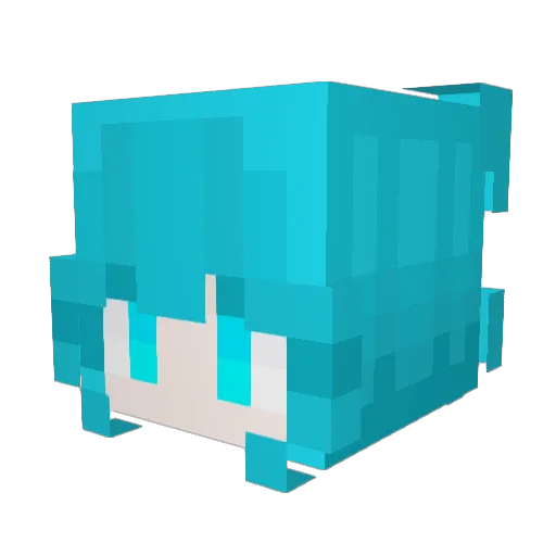 Red_Hope Minecraft avatar head, 3D render