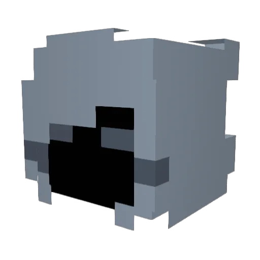 Red_Kronik Minecraft avatar head, 3D render