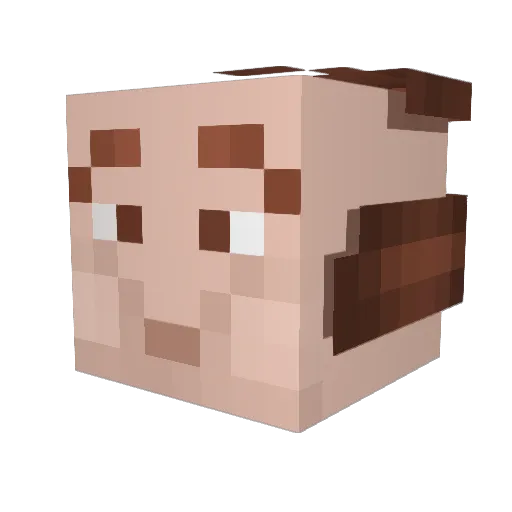 Red_Light8787 Minecraft avatar head, 3D render