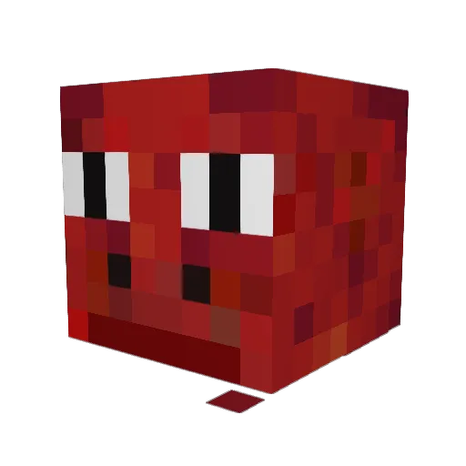 Red_Lizard_ Minecraft avatar head, 3D render