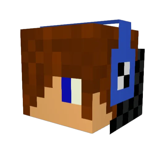 Red_Mage101 Minecraft avatar head, 3D render