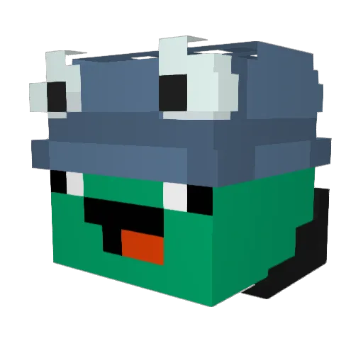 Red_Shield35 Minecraft avatar head, 3D render