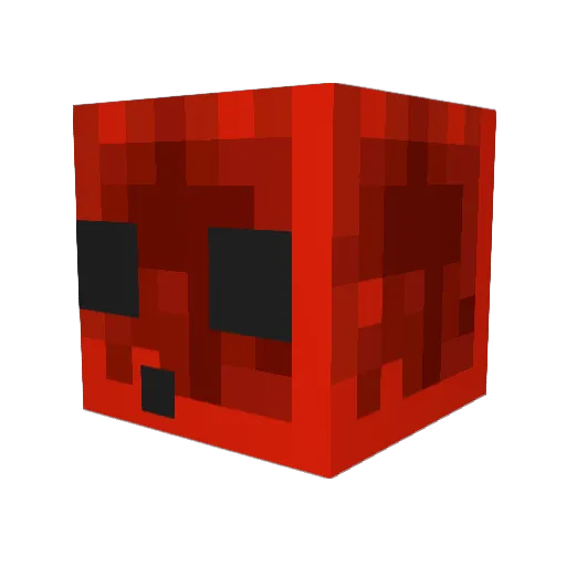 Red_Strom Minecraft avatar head, 3D render