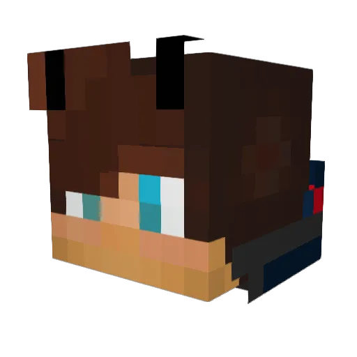 Red_The_Spy_Crab Minecraft avatar head, 3D render