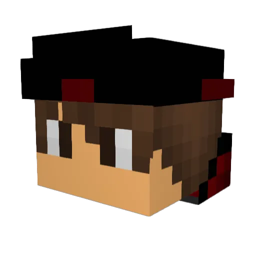 Red_Unicorn_xD Minecraft avatar head, 3D render