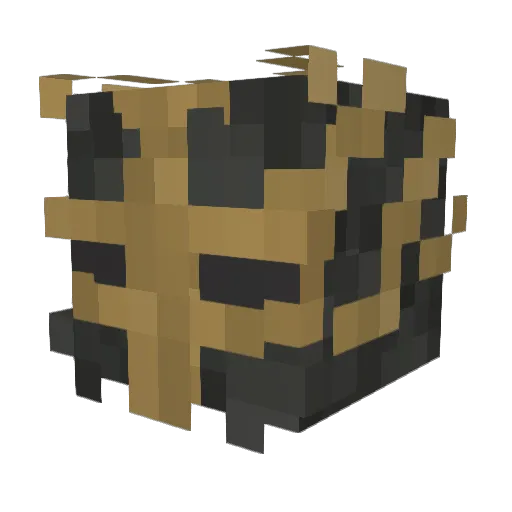 Redacted1168 Minecraft avatar head, 3D render