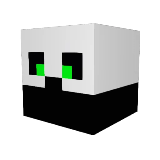 Redadver1 Minecraft avatar head, 3D render
