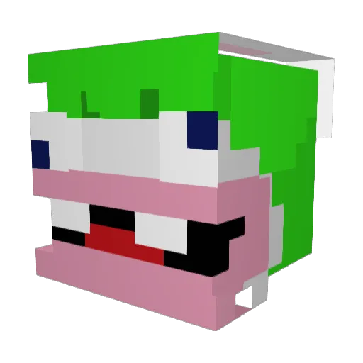 Redcloud447 Minecraft avatar head, 3D render