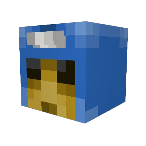 Redcommissar19 Minecraft avatar head, 3D render