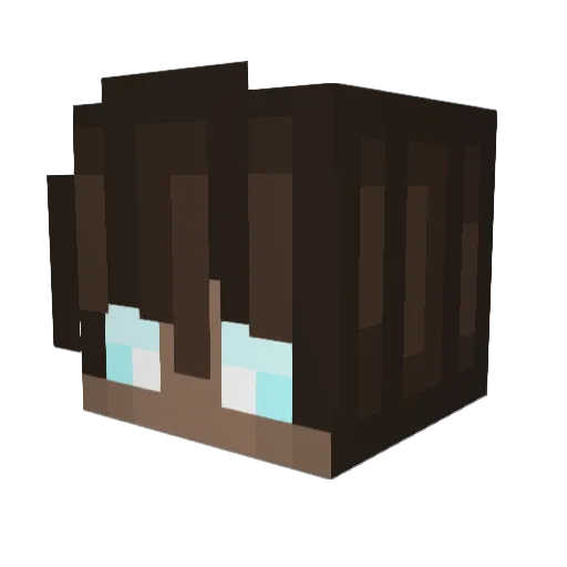 ReddProdigy Minecraft avatar head, 3D render