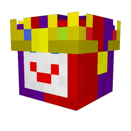 Redd_Redd Minecraft avatar head, 3D render