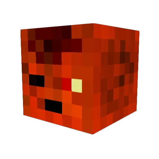 Redd_XIII Minecraft avatar head, 3D render