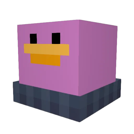 Reddawn1212 Minecraft avatar head, 3D render