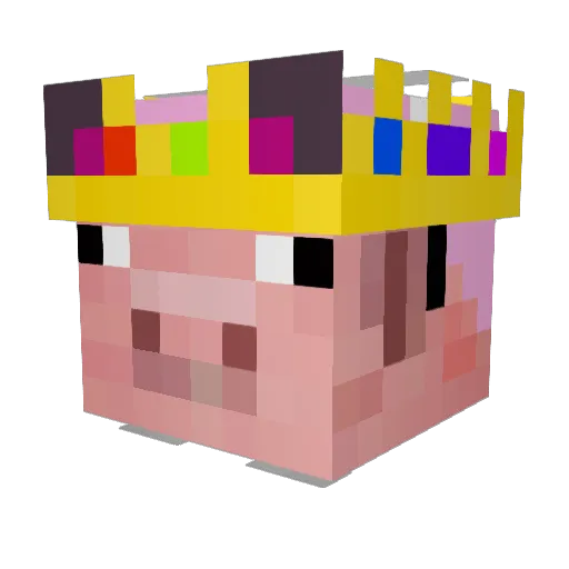 RedditKitten32 Minecraft avatar head, 3D render