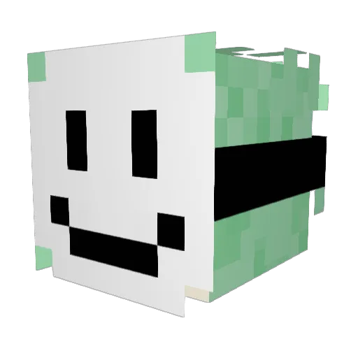 Reddle329 Minecraft avatar head, 3D render