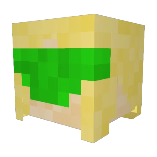 ReddyAnts Minecraft avatar head, 3D render