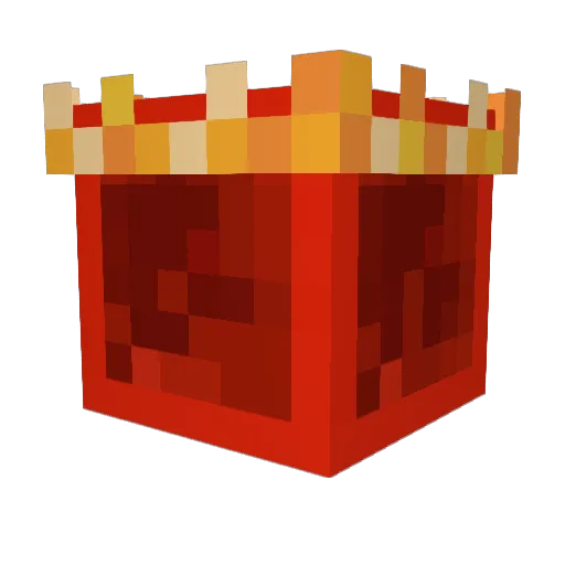 Reded1208 Minecraft avatar head, 3D render