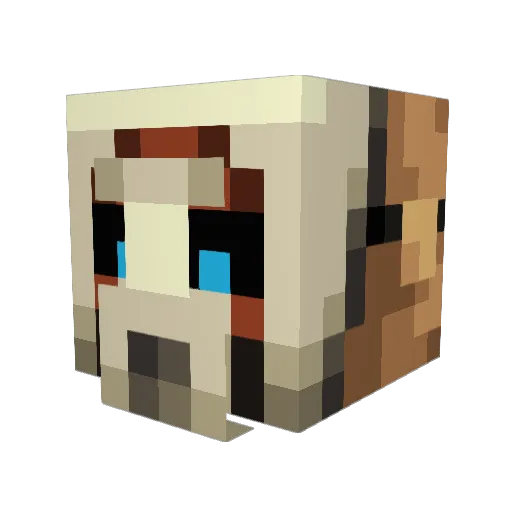 RedeemTheSoul Minecraft avatar head, 3D render