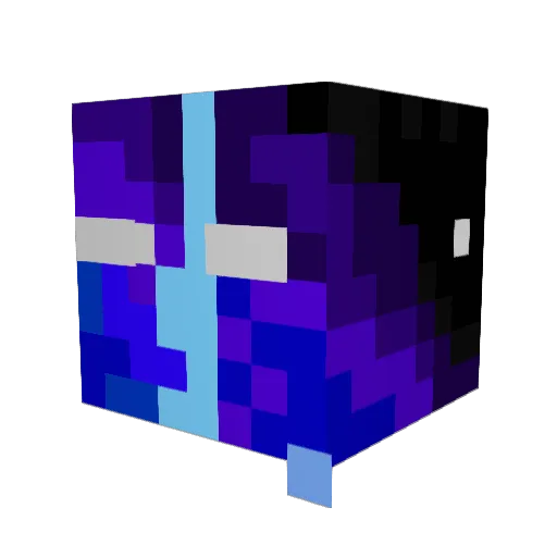 RedeemedAzriel Minecraft avatar head, 3D render