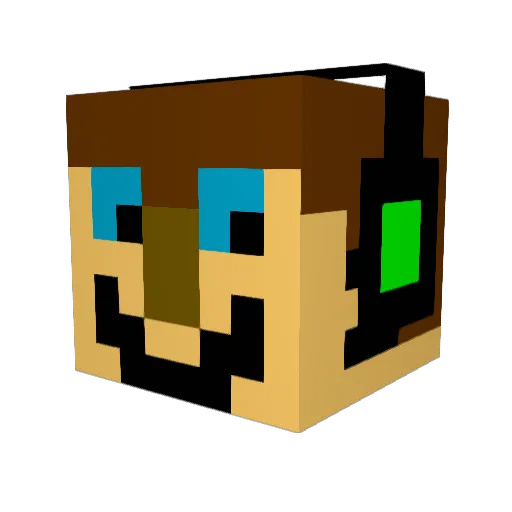 RedeemerSnow Minecraft avatar head, 3D render