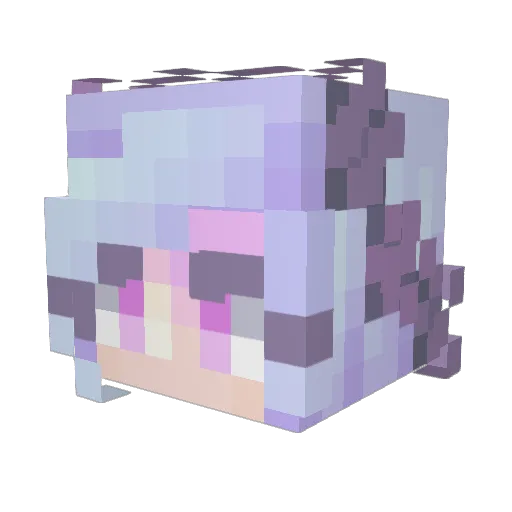 Redeeunionss Minecraft avatar head, 3D render