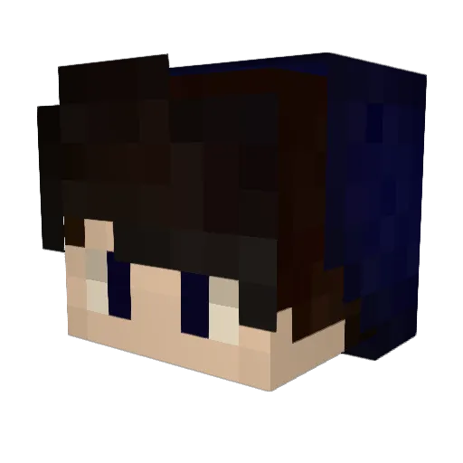 Redex_ Minecraft avatar head, 3D render