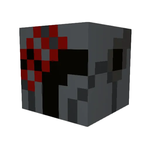 Redeye131 Minecraft avatar head, 3D render