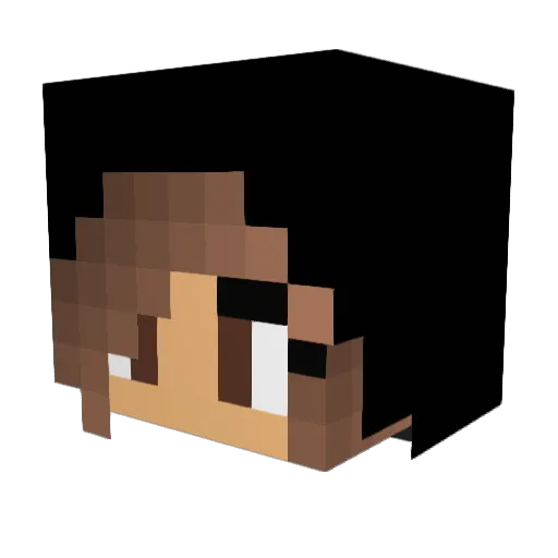 Redfire2531 Minecraft avatar head, 3D render