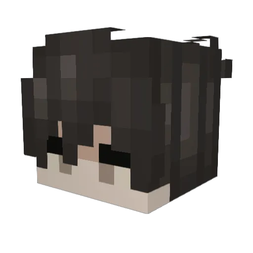 Redfish_0987 Minecraft avatar head, 3D render