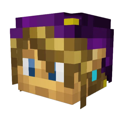 Redhotmatt1234 Minecraft avatar head, 3D render