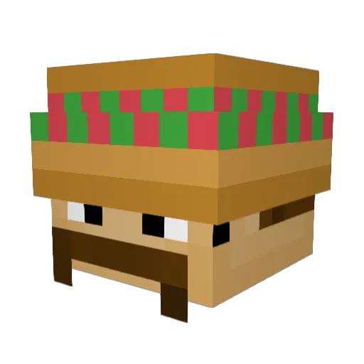 Rediger1564 Minecraft avatar head, 3D render
