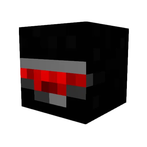 RedishTiger Minecraft avatar head, 3D render