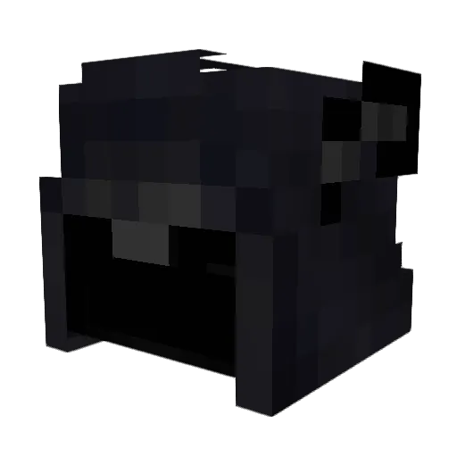 Redison_ Minecraft avatar head, 3D render