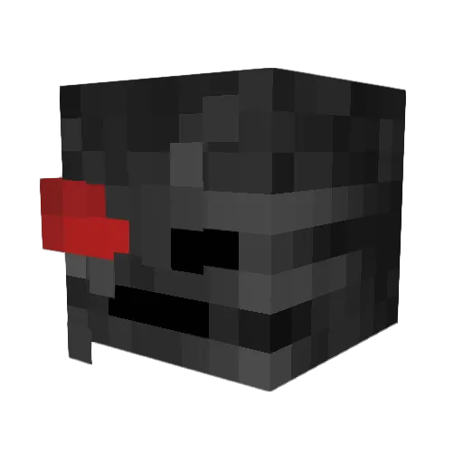 Redkap17 Minecraft avatar head, 3D render