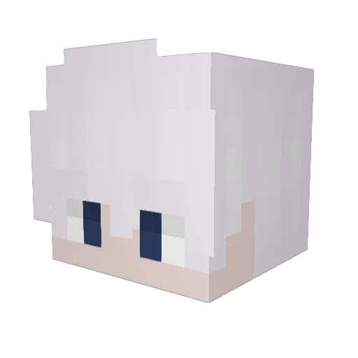 Redline7k Minecraft avatar head, 3D render