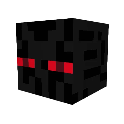 Redlon Minecraft avatar head, 3D render