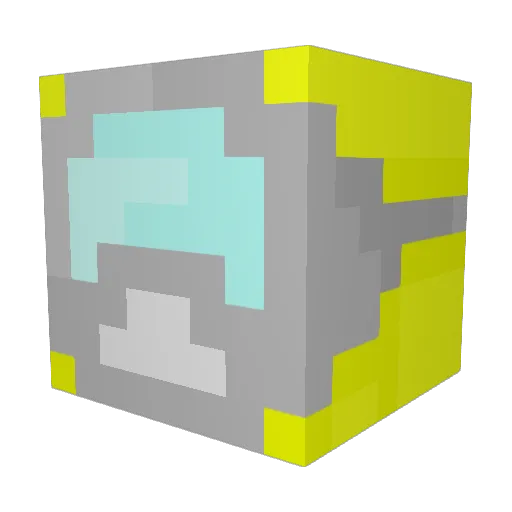Redluac Minecraft avatar head, 3D render
