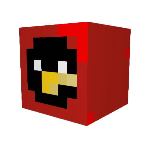 Redm_akarowka Minecraft avatar head, 3D render