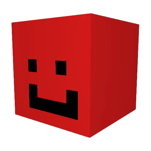 Redmyfavmc Minecraft avatar head, 3D render