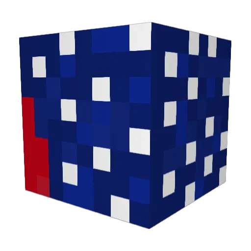 RedneckBoe Minecraft avatar head, 3D render