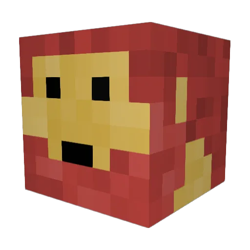RedneckChewy Minecraft avatar head, 3D render