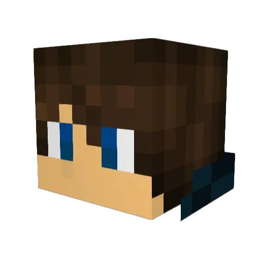 RedneckRomeo1998 Minecraft avatar head, 3D render