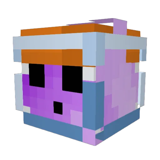 Redneck_Princess Minecraft avatar head, 3D render