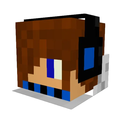 Rednight453 Minecraft avatar head, 3D render