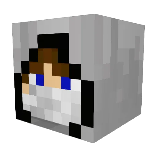 Rednoxsis Minecraft avatar head, 3D render